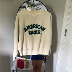American Eagle Outfitters Cream Sweater